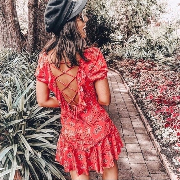 Spell and the Gypsy Collective Celestial Bohemian Mini Dress - Picture 3 of 9